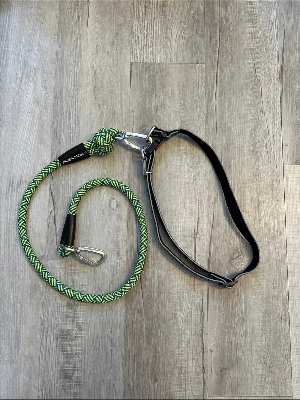 XL Arcadia Trail Harness and Waist Leash Matching Set
